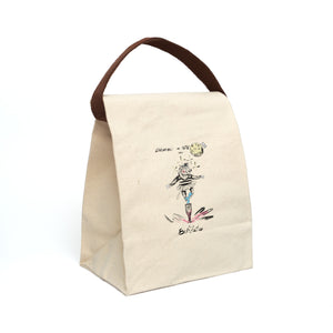 CINGHIALI IN TUTU' - Canvas Lunch Bag With Strap