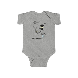 GATTI RANDAGI - Infant Fine Jersey Bodysuit