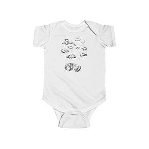 NOTTE STELLATA - Infant Fine Jersey Bodysuit